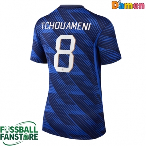 Frankreich Aurelien Tchouameni #8 Replik Heimtrikot Damen WM 2026 Kurzarm